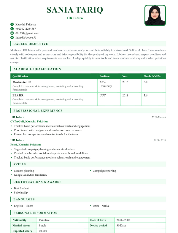 Pakistan Classic CV preview
