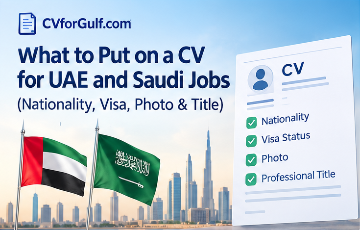 What to Put on a CV for UAE and Saudi Jobs
