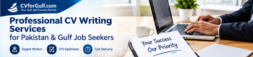 Professional CV Writing Services for Pakistan & Gulf Job Seekers