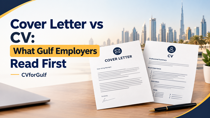 Cover Letter vs CV: What Gulf Employers Read First | CVforGulf